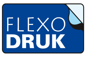 Logo Flexodruk - Źrebiec Sp.J. Drukarnia etykiet na papierze i folii - Jasło